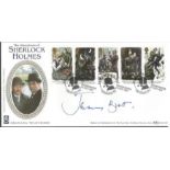 Jeremy Brett signed 1993 Sherlock Holmes official FDC BLCS88. Good Condition. All signed items