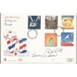 Dads Army Jimmy Perry and David Croft Dads Army creator signed 1995 Peace and Freedom FDC. Good