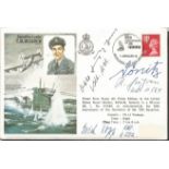 Karl Donitz and Uboat commanders Otto Kretschmer U99, Eric Topp U552, Reinhard Suhren U564 signed