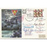 Secret Army RAF Escaping Society cover signed by nine members of the TV series. Includes Bernard