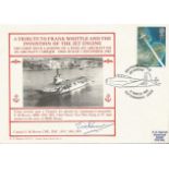 Capt Eric Winkle Brown DSC AFC signed 1991 official Marriott Navy cover comm. Frank Whittle and