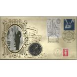 Edward VIII Benham 1996 official Coin FDC PNC. 1996 C96/5 coin cover comm. Reign ED VIII. 2 x GB