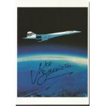 Capt Mike Banister Concorde postcard flown on the last seven flights of Concorde. Only 50 were