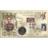 Col Stuart Archer GC signed King George VI 1997 Benham Coin official FDC PNC C97/07. Four GB