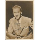 Paul Henried signed 5x7 vintage photo, dedicated Victor Lazlo in Casablanca actor.