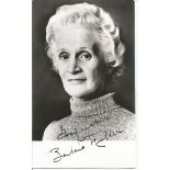 Barbara Mullen signed small b/w photo