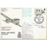 Arthur Harris Great War pilot WW2 Bomber Command signed RAF Benson cover