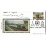 Terence Cuneo signed Famous trains Benham small silk