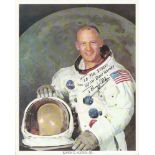 Buzz Aldrin signed WSS 10 x 8 NASA photo Apollo XI moonwalker