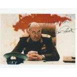 Walter Gotell signed 10 x 8 colour James Bond photo.