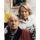 Richard Wilson and Anette Crosbie signed 10 x 8 colour photo. Brilliant photo of them from One