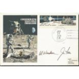 Al Worden and Jim Irwin Apollo 15 Astronauts signed cover
