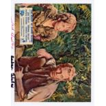 Jack Hedley and Barbara Shelley signed 10 x 8 colour photo. Superb scene from the film The Secret of