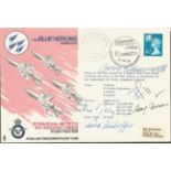 Luftwaffe aces G Rall E Rudorffer and A Borchers signed RAF WW2 cover