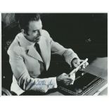 Christopher Lee signed 10x8 b/w photo from The Man with the Golden Gun