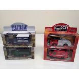 4 Various Vehicles from Heartbeat and London's Burning Die cast 1:43 model vehicles. Lledo PLC