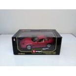 Ferrari 550 Maranello 1996 Die cast 1:18 model car. Burago 1/18 Diamonds Series. In original box