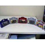 5 Various Vehicles Die cast 1:43 models. Includes Antiques Roadshow, The Dandy Beano and 3 Royal