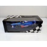 Benetton B 198 G.Fisichella Die cast 1:18 Formula One Racing Car. Pauls Model Art Minichamps series.