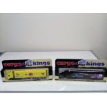 Thrust SSC + Various Brands & Ice Warriors Dual Articulated Trucks Die cast 1:76 scale model trucks.