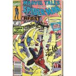 Stan Lee, Bob McLeod, Mike Vogburg signed Marvel Tales featuring Spider-man comic. Scarce comic.