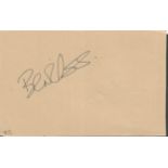 Ben Cross signed album page. English actor of the stage and screen, known for his portrayal of the