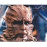 Dr Who Christopher Ryan signed 10x8 colour Dr Who photo Good Condition. All signed items come with