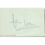 John Loder signed album page. 3 January 1898 - 26 December 1988 was a British actor who later became