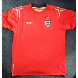 David Beckham Signed England Shirt. Good Condition. All signed items come with our certificate of