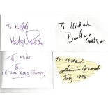 Politics MPs signed white card collection. 15 cards. Includes Barbara Castle, Bernie Grant, Tom