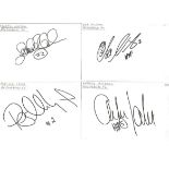 Helsingborgs FC signed white card collection. 9 cards. Includes Arild Staurum, Zoran Jovanovski,