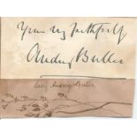 Dame Audrey Buller signature piece. 4 August 1884 - 22 June 1953, best known as Georgiana Buller,