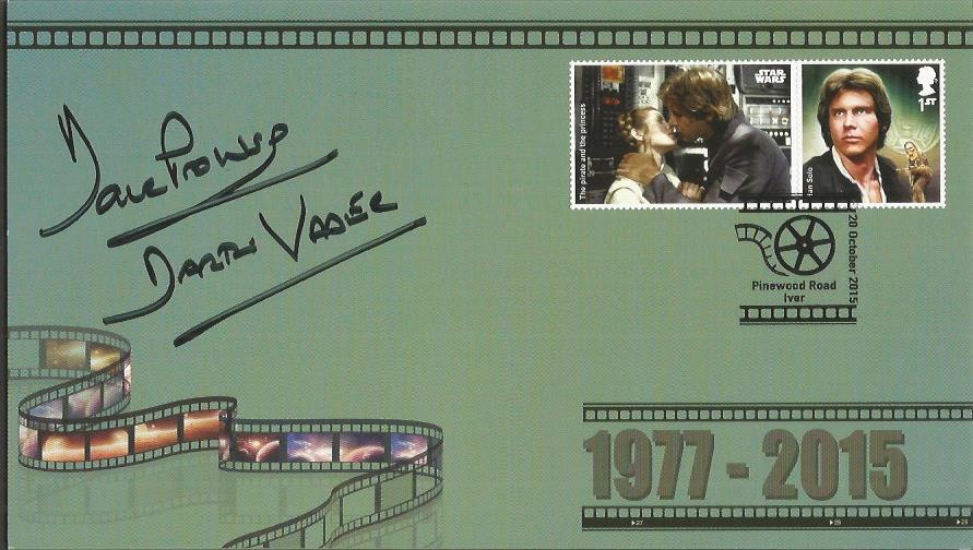 Dave Prowse Hans Solo Stamps signed Star Wars Official FDC signed at a Private signing with Dave