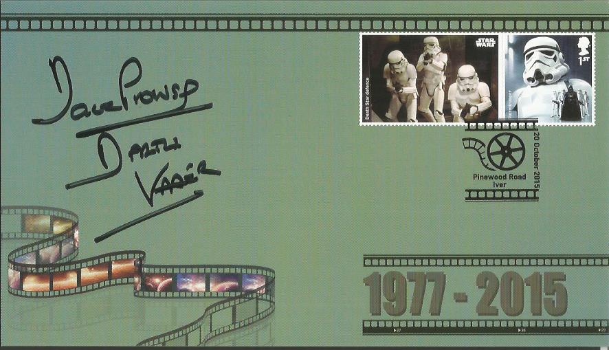 Dave Prowse Stormtrooper Stamps signed Star Wars Official FDC signed at a Private signing with