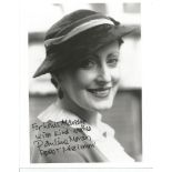 Pauline Moran signed 10x8 b/w photo from Poirot. Dedicated. Good Condition. All signed items come