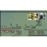 Dave Prowse Yoda Stamps signed Star Wars Official FDC signed at a Private signing with Dave November