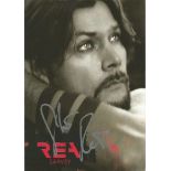 Rea Garvey signed promotional card. Irish singer-songwriter, guitarist and solo artist. Good