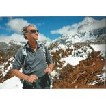 Ranulph Fiennes signed 12x8 colour photo. English explorer and holder of several endurance