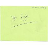 Ben Fogle signed album page. English author, broadcaster and writer, best known for his presenting