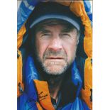 Ranulph Fiennes signed 12x8 colour photo. English explorer and holder of several endurance