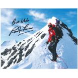 Ranulph Fiennes signed 10x8 colour photo. English explorer and holder of several endurance