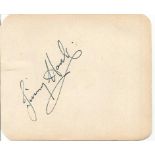 Jimmy Hanley signed album page with 10x8 b/w photo. 22 October 1918, 13 January 1970 was an