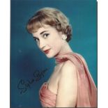 Sylvia Syms signed stunning youthful 10x8 colour photo. Good Condition. All signed items come with