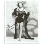 Laraine Day signed 10x8 b/w photo. American actress and a former Metro-Goldwyn-Mayer contract