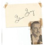 Glen Gray small signature piece. June 7, 1906, August 23, 1963 was an American jazz saxophonist