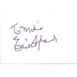 Erick Sykes comedian signed 6 x 4 inch white card to Mike. Comes from a huge in person autograph