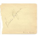 Billie Rogers signed album page. May 31, 1917, January 18, 2014 was an American jazz trumpeter and