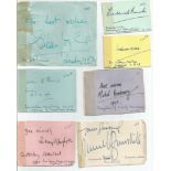 Classical Music autograph collection 12 scruffy album pages including Dame Margot Fonteyn, Eileen