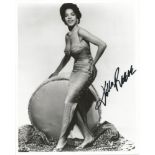 Della Reese signed 10x8 b/w photo. is an American nightclub, jazz, gospel and pop singer, film and