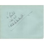 Gertrude Lawrence signed album page along with 10x8 b/w photo. 4 July 1898, 6 September 1952 was